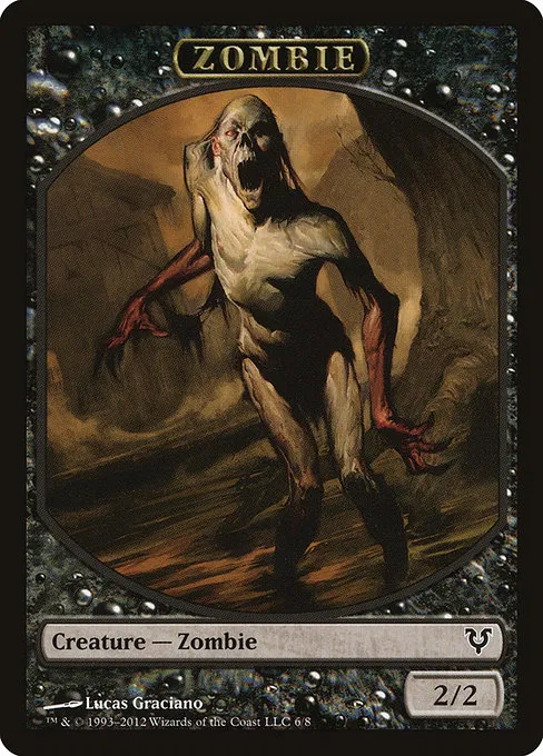 Zombie · Avacyn Restored Tokens 6/8