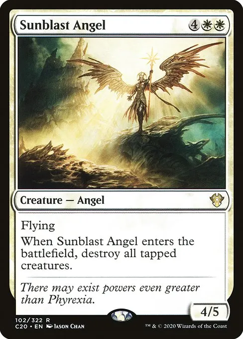 Sunblast Angel · Commander 2020 102/322