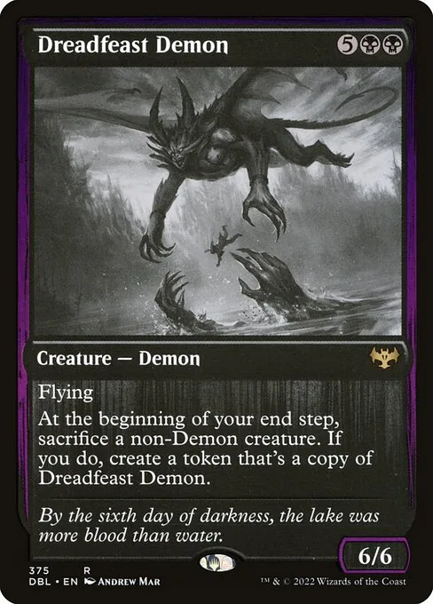 Dreadfeast Demon · Innistrad: Double Feature 375/535