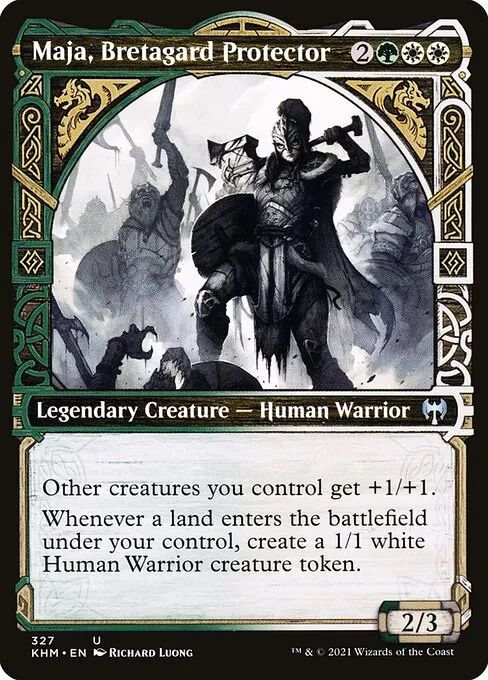 Maja, Bretagard Protector · Kaldheim 327/425