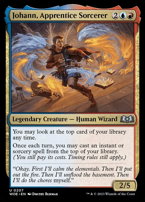 Johann, Apprentice Sorcerer · Wilds of Eldraine 207/381