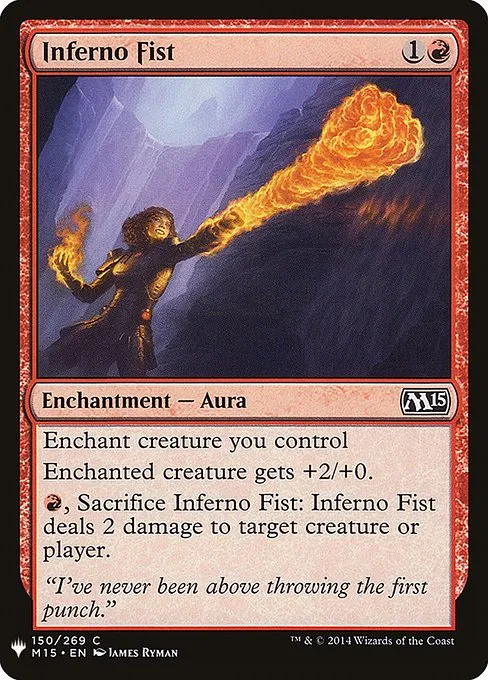 Inferno Fist · The List M15-150/5050