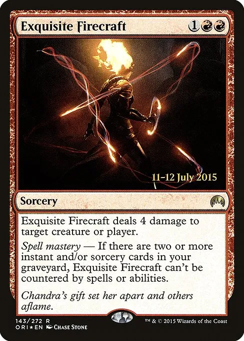Exquisite Firecraft · Magic Origins Promos 143s/54