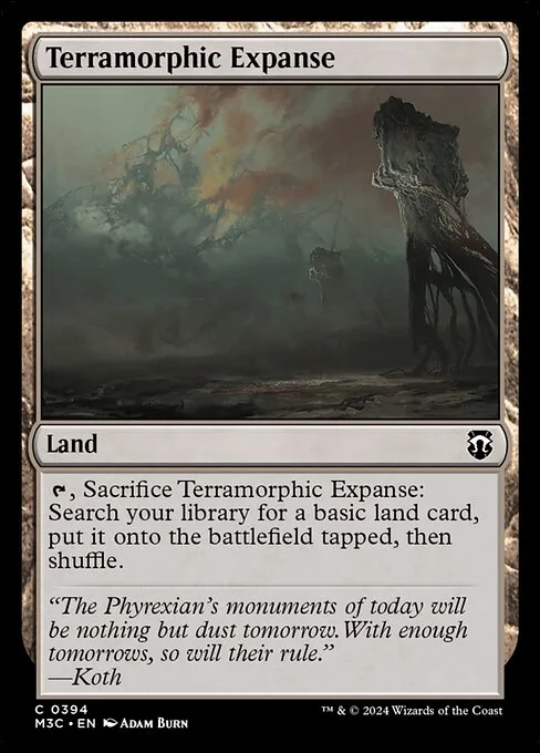 Terramorphic Expanse · Modern Horizons 3 Commander 394/398