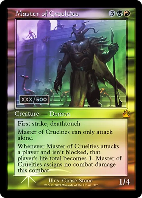 Master of Cruelties · Ravnica Remastered 373z/531