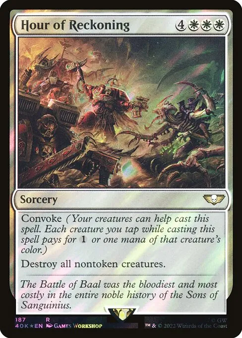 Hour of Reckoning · Warhammer 40,000 Commander 187★/617