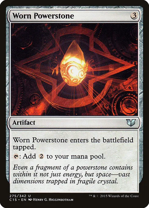 Worn Powerstone · Commander 2015 275/342