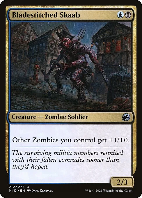 Bladestitched Skaab · Innistrad: Midnight Hunt 212/399