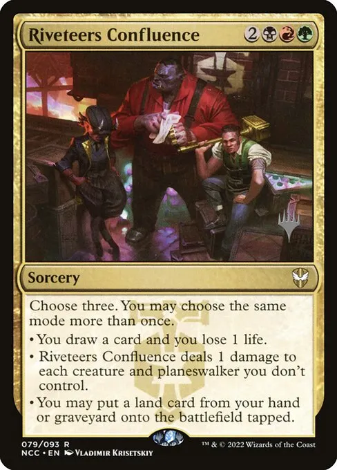 Riveteers Confluence · New Capenna Commander Promos 79p/75