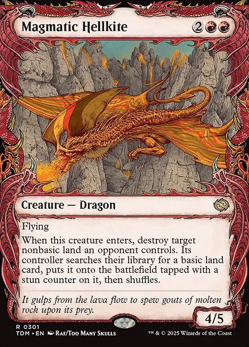 Magmatic Hellkite · Tarkir: Dragonstorm 301/427