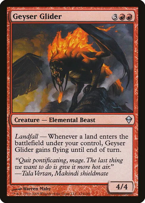 Geyser Glider · Zendikar 124/269