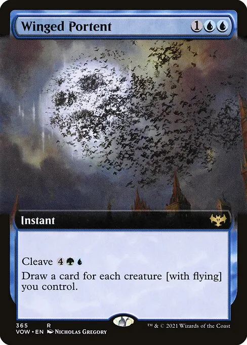 Winged Portent · Innistrad: Crimson Vow 365/423