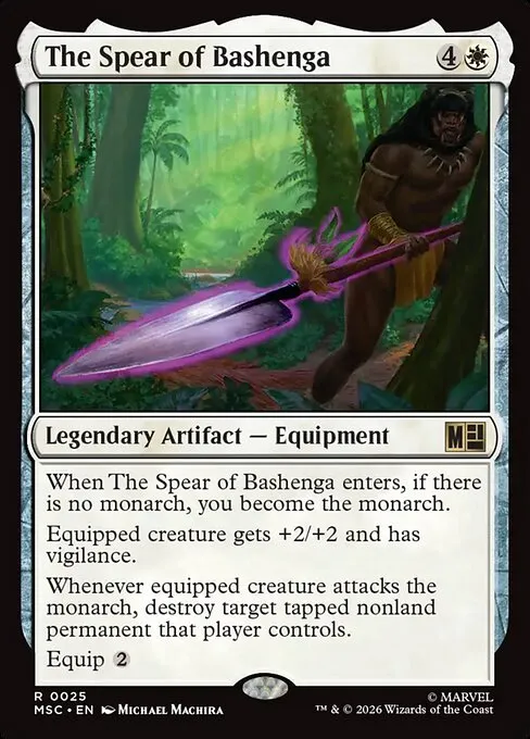 The Spear of Bashenga · Marvel Super Heroes Commander 25/9