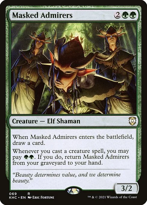 Masked Admirers · Kaldheim Commander 69/119