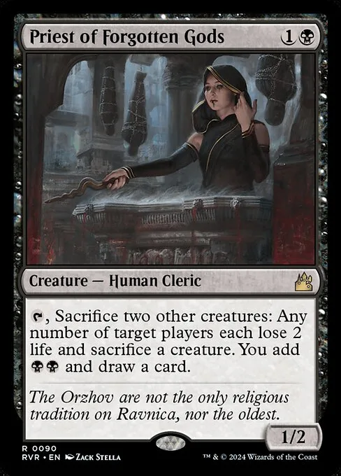 Priest of Forgotten Gods · Ravnica Remastered 90/531