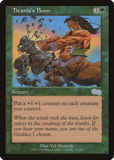 Titania's Boon · Urza's Saga 276/357