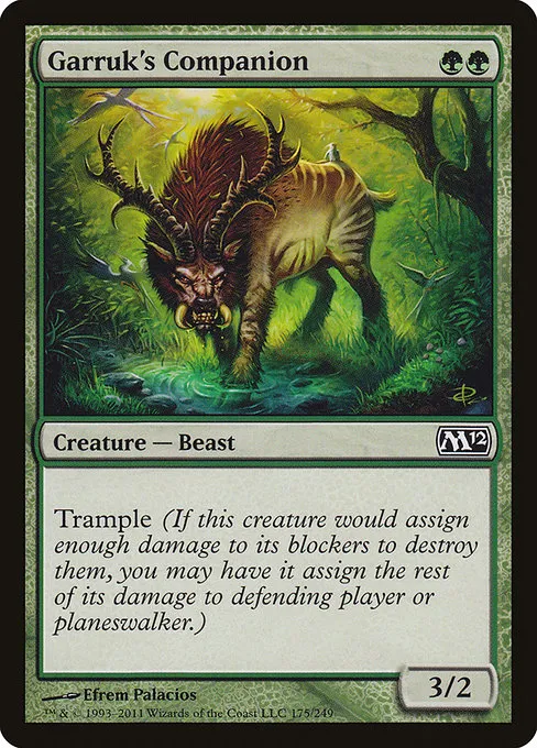 Garruk's Companion · Magic 2012 175/249