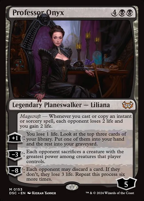 Professor Onyx · Duskmourn: House of Horror Commander 153/373