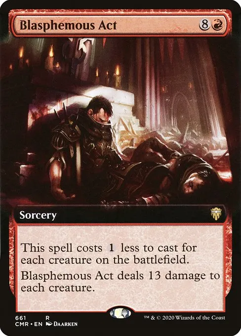 Blasphemous Act · Commander Legends 661/718