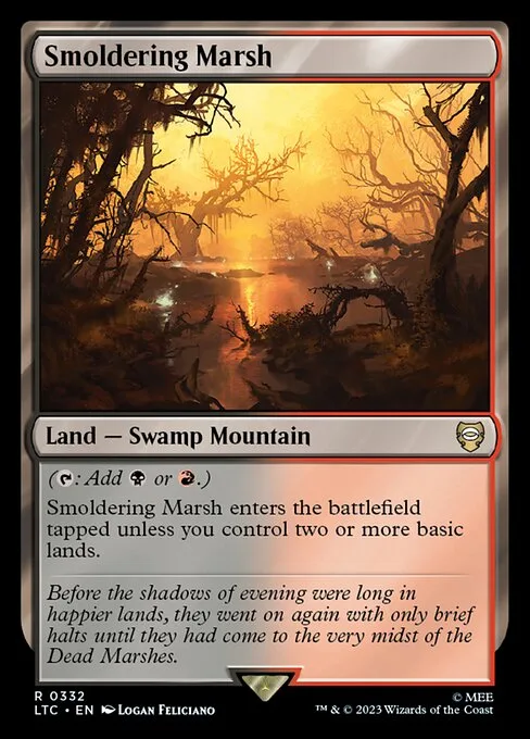 Smoldering Marsh · Tales of Middle-earth Commander 332/591