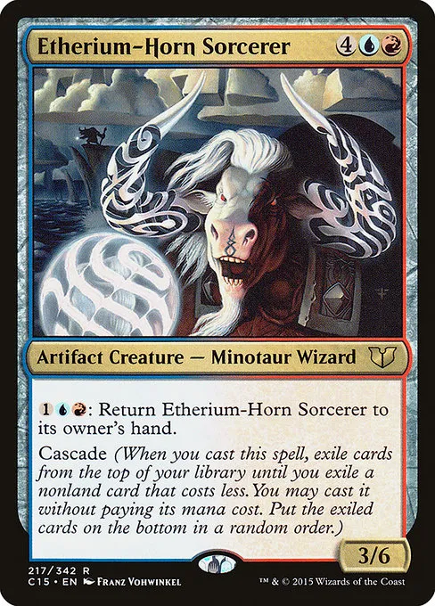 Etherium-Horn Sorcerer · Commander 2015 217/342