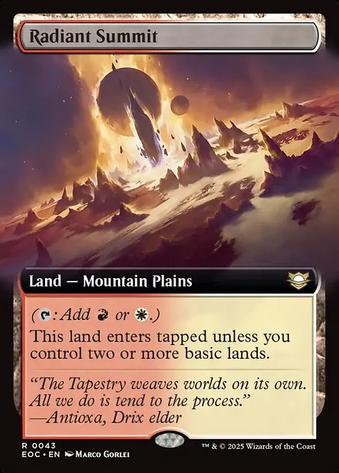 Radiant Summit · Edge of Eternities Commander 43/191