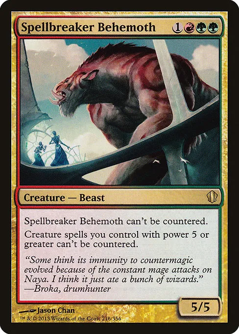 Spellbreaker Behemoth · Commander 2013 216/356