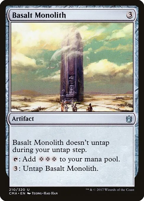 Basalt Monolith · Commander Anthology 210/320