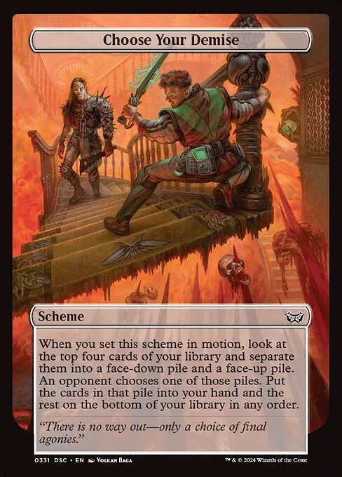 Choose Your Demise · Duskmourn: House of Horror Commander 331/373
