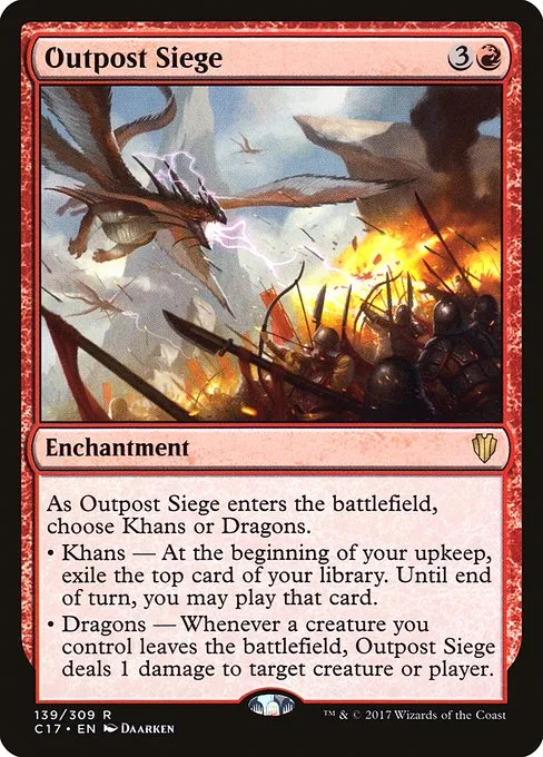 Outpost Siege · Commander 2017 139/309