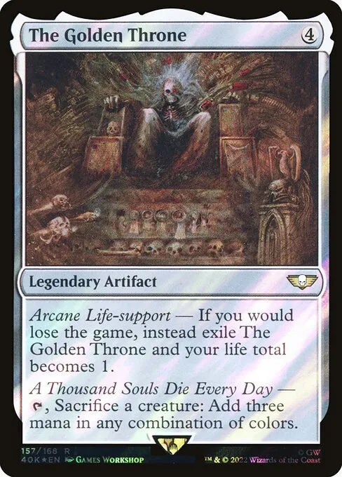 The Golden Throne · Warhammer 40,000 Commander 157★/617