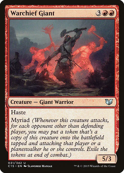 Warchief Giant · Commander 2015 31/342
