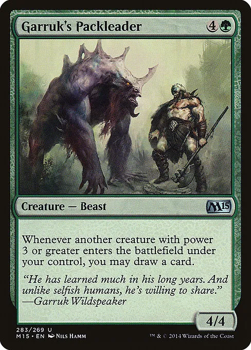 Garruk's Packleader · Magic 2015 283/284