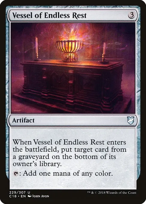 Vessel of Endless Rest · Commander 2018 229/307