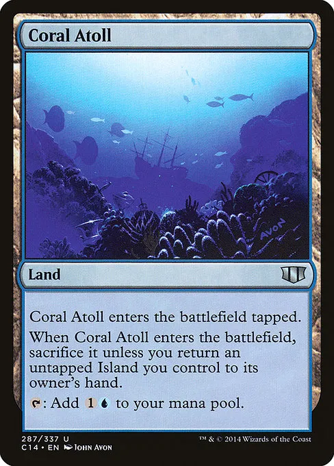 Coral Atoll · Commander 2014 287/337