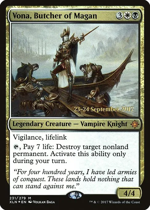 Vona, Butcher of Magan · Ixalan Promos 231s/120