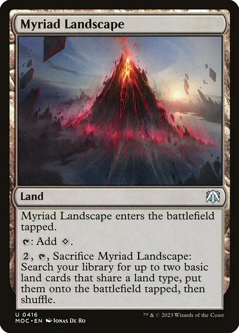 Myriad Landscape · March of the Machine Commander 416/450