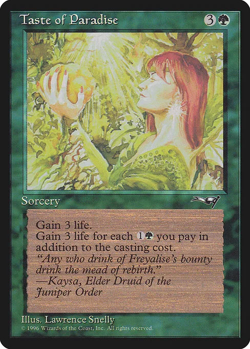 Taste of Paradise · Alliances 100a/199