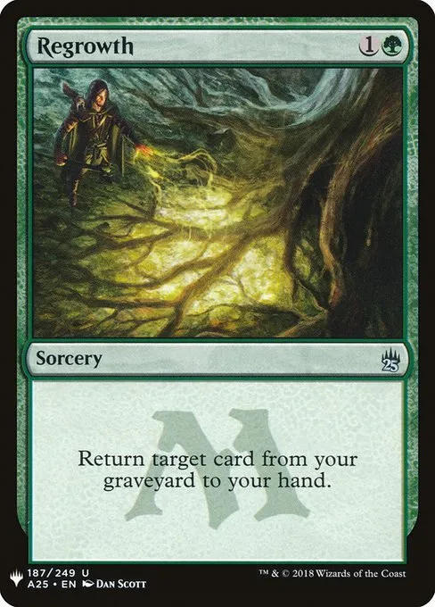 Regrowth · The List A25-187/5050