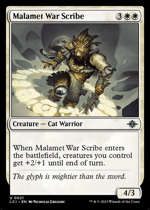 Malamet War Scribe · The Lost Caverns of Ixalan 21/416