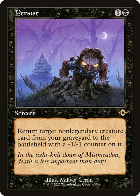 Persist · Modern Horizons 2 400/493