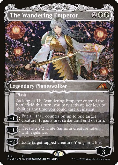 The Wandering Emperor · Kamigawa: Neon Dynasty 316/531
