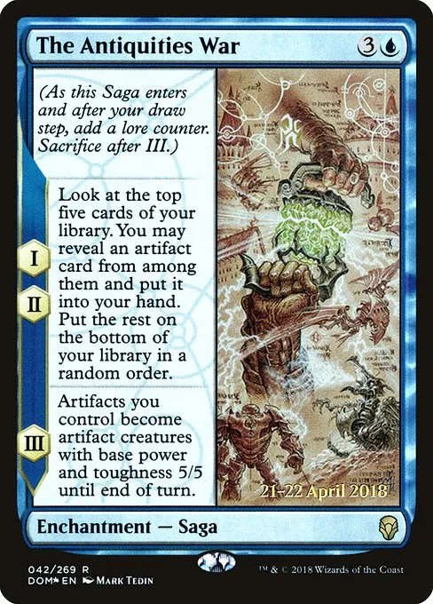 The Antiquities War · Dominaria Promos 42s/118