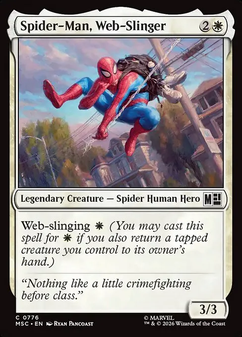 Spider-Man, Web-Slinger · Marvel Super Heroes Commander 776/9