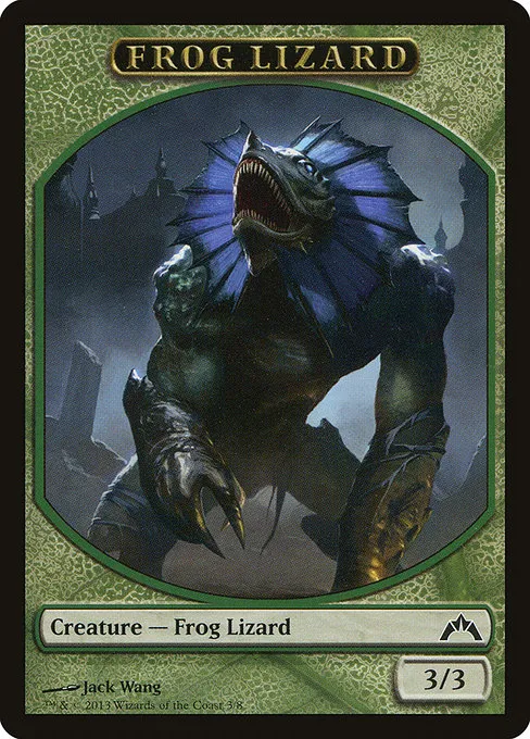 Frog Lizard · Gatecrash Tokens 3/8