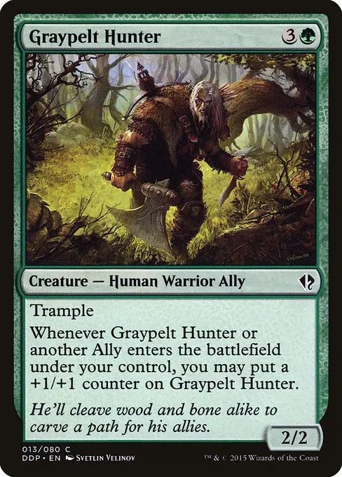 Graypelt Hunter · Duel Decks: Zendikar vs. Eldrazi 13/80