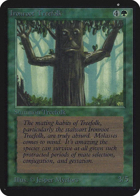 Ironroot Treefolk · Limited Edition Alpha 203/295