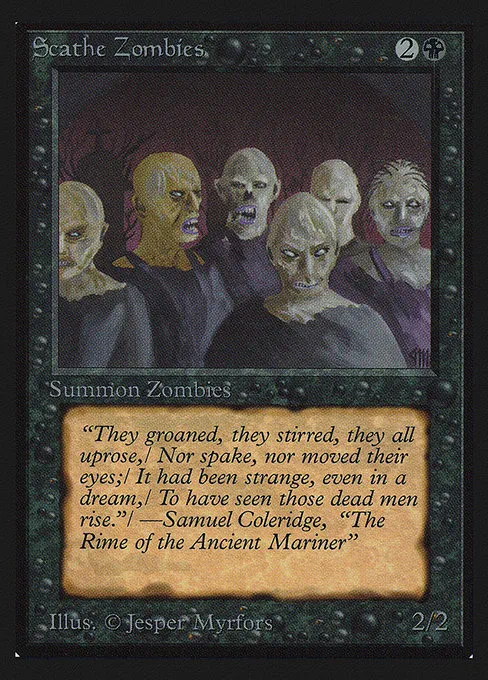 Scathe Zombies · Intl. Collectors' Edition 126/302