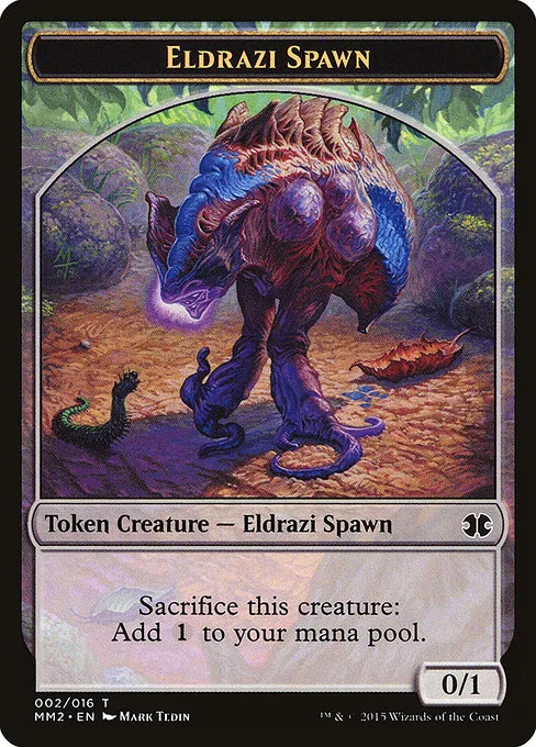 Eldrazi Spawn · Modern Masters 2015 Tokens 2/16