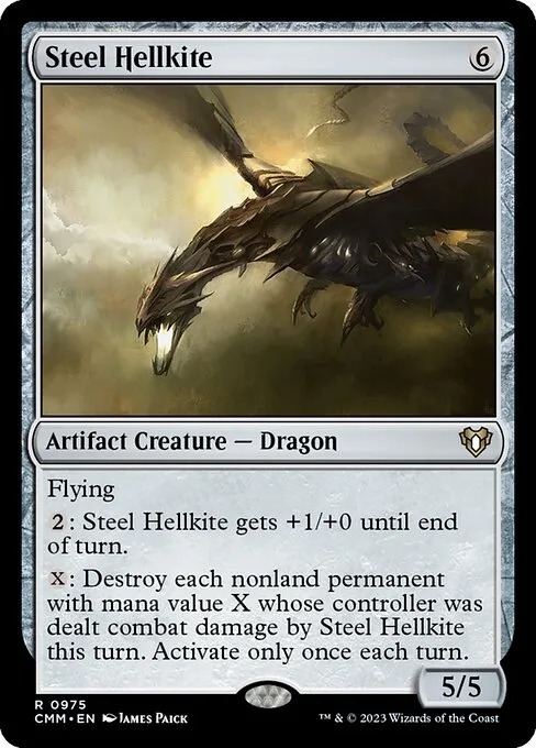 Steel Hellkite · Commander Masters 975/1067